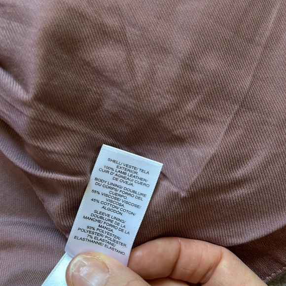 Lucky Brand real suede leather Moto jacket - Picture 6 of 7